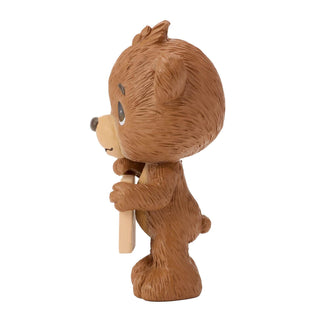 Precious Moments: Bear w Sign Miniature Figurine