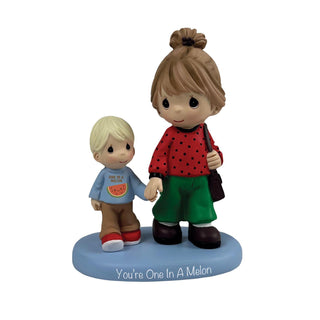 Precious Moments: Grndma w Grandson Watrmeln Fig Figurine
