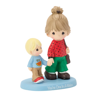 Precious Moments: Grandma with Grandson Watermelon Figurine sparkle-castle