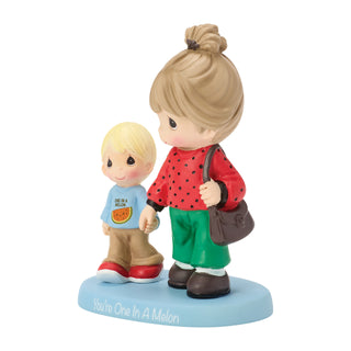 Precious Moments: Grandma with Grandson Watermelon Figurine sparkle-castle