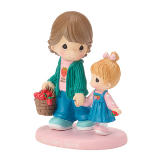 Precious Moments: Grandma with Granddaughter Strawberry Figurine sparkle-castle