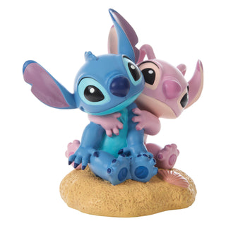 Precious Moments Disney Showcase: Stitch & Angel In Love Figurine sparkle-castle