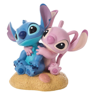 Precious Moments Disney Showcase: Stitch & Angel In Love Figurine sparkle-castle