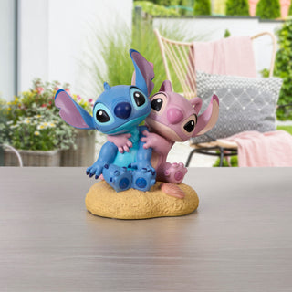 Precious Moments Disney Showcase: Stitch & Angel In Love Figurine sparkle-castle