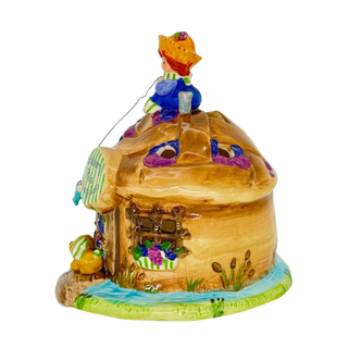 Blue Sky Clayworks: Strawberry Shortcake Huckleberry Pie's Berry Lazy Cabin Candle House sparkle-castle