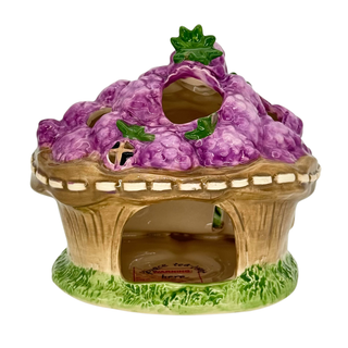 Blue Sky Clayworks: Strawberry Shortcake Raspberry Tart's Berry Sweet Hideaway Candle House sparkle-castle