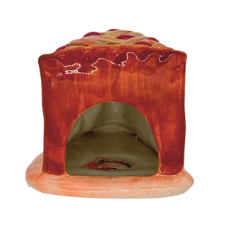 Blue Sky Clayworks: Strawberry Shortcake Cherry Pie Candle House sparkle-castle