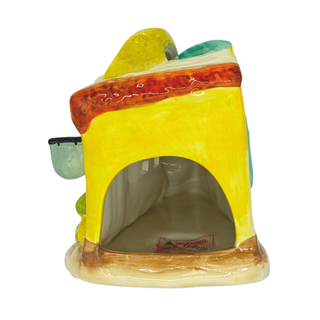Blue Sky Clayworks: Strawberry Shortcake Lemon Pie Candle House sparkle-castle
