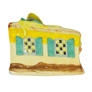 Blue Sky Clayworks: Strawberry Shortcake Lemon Pie Candle House sparkle-castle