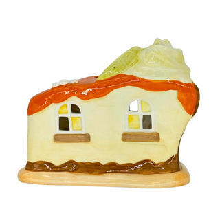 Blue Sky Clayworks: Strawberry Shortcake Orange Blossom Dessert Candle House sparkle-castle