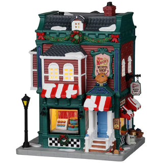 Lemax Caddington Village: Miss Maggie's Muffin Shop sparkle-castle