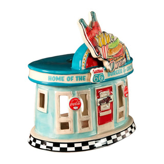 Blue Sky Clayworks: Coca-Cola Drive-In Diner Candle House sparkle-castle