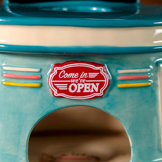 Blue Sky Clayworks: Coca-Cola Drive-In Diner Candle House sparkle-castle