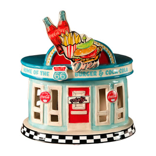 Blue Sky Clayworks: Coca-Cola Drive-In Diner Candle House sparkle-castle