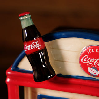 Blue Sky Clayworks: Coca-Cola Gas Station Candle House sparkle-castle