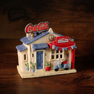 Blue Sky Clayworks: Coca-Cola General Store Candle House sparkle-castle