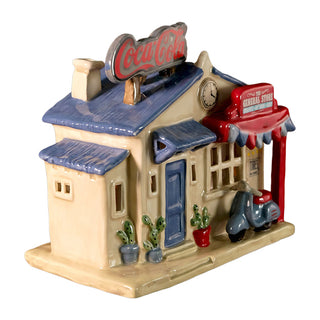 Blue Sky Clayworks: Coca-Cola General Store Candle House sparkle-castle