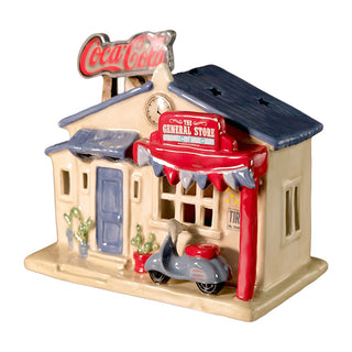 Blue Sky Clayworks: Coca-Cola General Store Candle House sparkle-castle