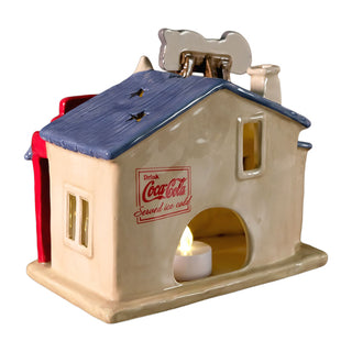 Blue Sky Clayworks: Coca-Cola General Store Candle House sparkle-castle