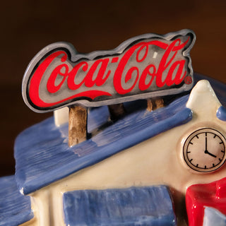 Blue Sky Clayworks: Coca-Cola General Store Candle House sparkle-castle