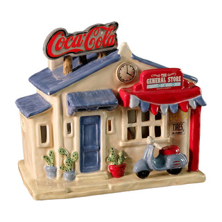 Blue Sky Clayworks: Coca-Cola General Store Candle House sparkle-castle