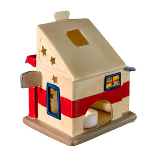 Blue Sky Clayworks: Coca-Cola Auto Garage Candle House sparkle-castle