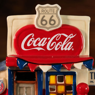 Blue Sky Clayworks: Coca-Cola Auto Garage Candle House sparkle-castle