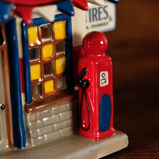 Blue Sky Clayworks: Coca-Cola Auto Garage Candle House sparkle-castle