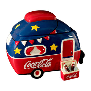 Blue Sky Clayworks: Coca-Cola Camper and Cooler Cookie Jar sparkle-castle