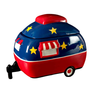 Blue Sky Clayworks: Coca-Cola Camper and Cooler Cookie Jar sparkle-castle