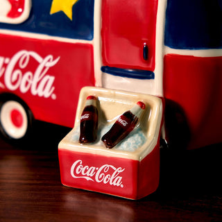 Blue Sky Clayworks: Coca-Cola Camper and Cooler Cookie Jar sparkle-castle