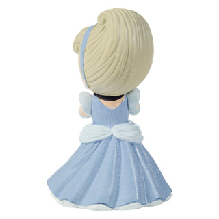 Precious Moments Disney Showcase: Cinderella With Slipper Figurine sparkle-castle