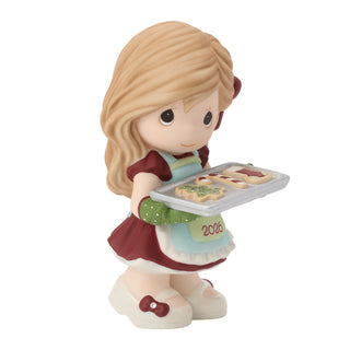 Precious Moments: Dated 2026 Girl With Cookie Tray Figurine sparkle-castle