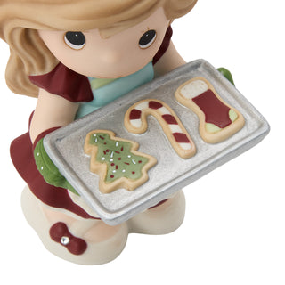 Precious Moments: Dated 2026 Girl With Cookie Tray Figurine sparkle-castle
