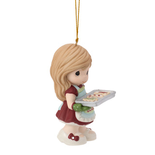 Precious Moments: Dated 2026 Girl With Cookie Tray Hanging Ornament sparkle-castle