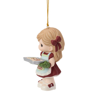 Precious Moments: Dated 2026 Girl With Cookie Tray Hanging Ornament sparkle-castle