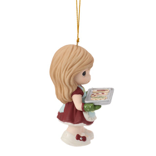 Precious Moments: Dated 2026 Girl With Cookie Tray Hanging Ornament sparkle-castle