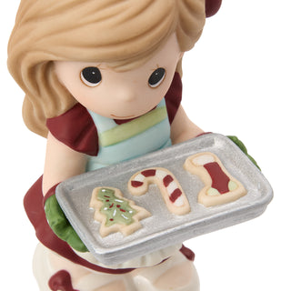 Precious Moments: Dated 2026 Girl With Cookie Tray Hanging Ornament sparkle-castle