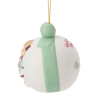 Precious Moments: Dated 2026 Girl With Cookie Tray Ball Ornament sparkle-castle