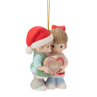 Precious Moments: Dated 2026 Couple Hanging Ornament sparkle-castle