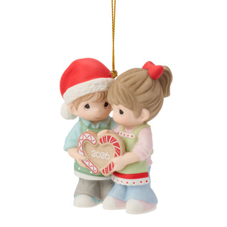 Precious Moments: Dated 2026 Couple Hanging Ornament sparkle-castle