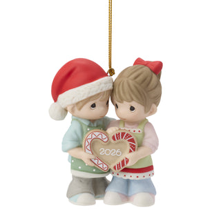 Precious Moments: Dated 2026 Couple Hanging Ornament sparkle-castle