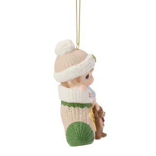 Precious Moments: Dated 2026 Baby Boy Hanging Ornament sparkle-castle