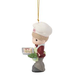 Precious Moments: Dated 2026 Boy With Cookie Tray Hanging Ornament sparkle-castle