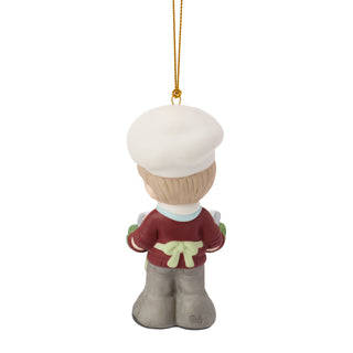 Precious Moments: Dated 2026 Boy With Cookie Tray Hanging Ornament sparkle-castle