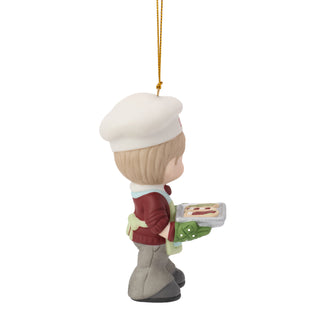 Precious Moments: Dated 2026 Boy With Cookie Tray Hanging Ornament sparkle-castle
