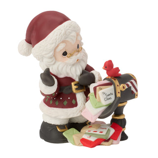 Precious Moments: 18th Annual Santa By Mailbox Figurine sparkle-castle