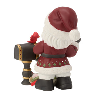 Precious Moments: 18th Annual Santa By Mailbox Figurine sparkle-castle