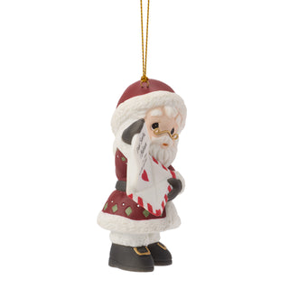 Precious Moments: 18th Annual Santa With Letter Hanging Ornament sparkle-castle