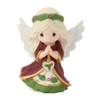 Precious Moments: 16th Annual Angel With Heart Figurine sparkle-castle